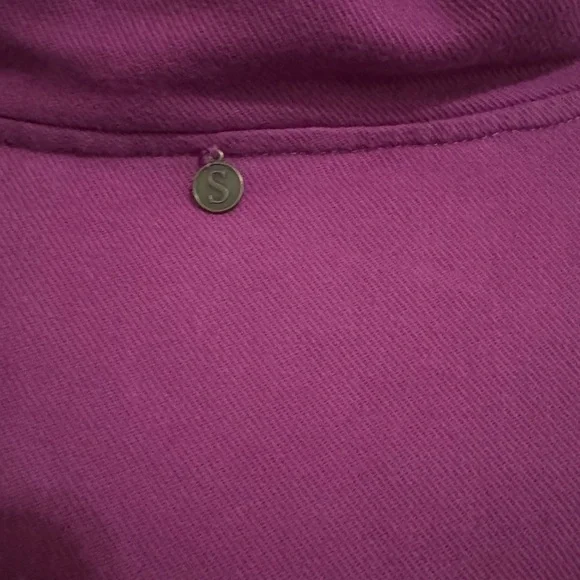 Soft Surroundings Port Royale Tunic Sweatshirt in fuchsia pink size M-L - Picture 5 of 9